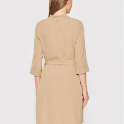 Rinascimento Γυναίκες Καθημερινά Φορέματα Φόρεμα καθημερινό CFC0107736003 Μπεζ Regular Fit -Rinascimento Εκπτώσεις unnamed file 3520