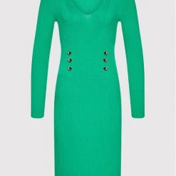 Rinascimento Γυναίκες Πλεκτά Φορέματα Φόρεμα υφασμάτινο CFM0010758003 Πράσινο Slim Fit -Rinascimento Εκπτώσεις unnamed file 3547