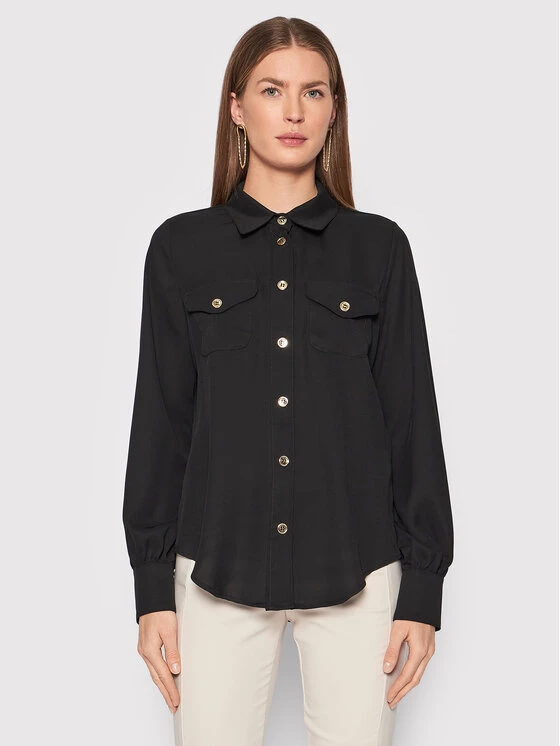 Rinascimento Γυναίκες Casual Πουκάμισα Πουκάμισο CFC0107772003 Μαύρο Relaxed Fit 3 Rinascimento Γυναίκες Casual Πουκάμισα Πουκάμισο CFC0107772003 Μαύρο Relaxed Fit