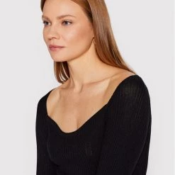 Rinascimento Γυναίκες Πλεκτά Φορέματα Φόρεμα υφασμάτινο CFM0010711003 Μαύρο Slim Fit -Rinascimento Εκπτώσεις unnamed file 3566