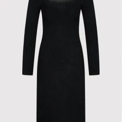 Rinascimento Γυναίκες Πλεκτά Φορέματα Φόρεμα υφασμάτινο CFM0010711003 Μαύρο Slim Fit -Rinascimento Εκπτώσεις unnamed file 3567