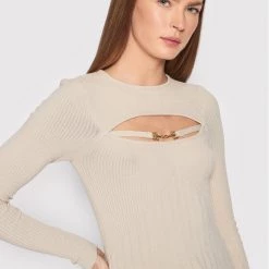 Rinascimento Γυναίκες Πουλόβερ CFM0010755003 Μπεζ Slim Fit -Rinascimento Εκπτώσεις unnamed file 3571