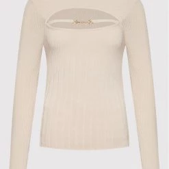 Rinascimento Γυναίκες Πουλόβερ CFM0010755003 Μπεζ Slim Fit -Rinascimento Εκπτώσεις unnamed file 3572