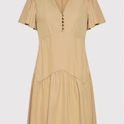 Rinascimento Γυναίκες Κοκτέιλ Φορέματα Φόρεμα κοκτέιλ CFC0107733003 Μπεζ Regular Fit -Rinascimento Εκπτώσεις unnamed file 3614