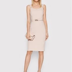 Rinascimento Γυναίκες Κοκτέιλ Φορέματα Φόρεμα κοκτέιλ CFC0107618003 Ροζ Slim Fit -Rinascimento Εκπτώσεις unnamed file 3616