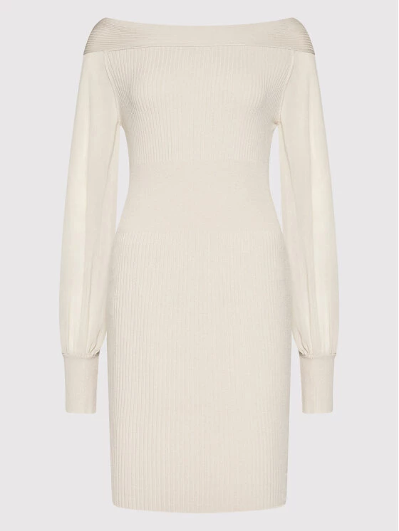 Rinascimento Γυναίκες Πλεκτά Φορέματα Φόρεμα υφασμάτινο CFM0010754003 Μπεζ Slim Fit 7 Rinascimento Γυναίκες Πλεκτά Φορέματα Φόρεμα υφασμάτινο CFM0010754003 Μπεζ Slim Fit - Image 5