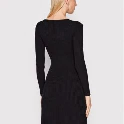 Rinascimento Γυναίκες Πλεκτά Φορέματα Φόρεμα υφασμάτινο CFM0010758003 Μαύρο Slim Fit -Rinascimento Εκπτώσεις unnamed file 3627