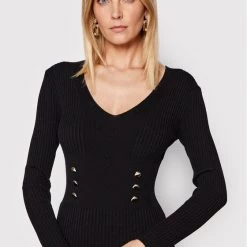 Rinascimento Γυναίκες Πλεκτά Φορέματα Φόρεμα υφασμάτινο CFM0010758003 Μαύρο Slim Fit -Rinascimento Εκπτώσεις unnamed file 3628