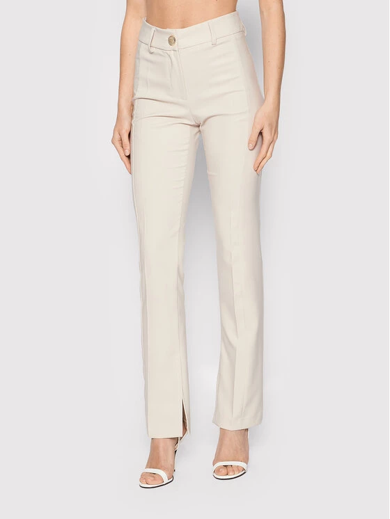 Rinascimento Γυναίκες Υφασμάτινα Παντελόνια Παντελόνι υφασμάτινο CFC0018397002 Μπεζ Slim Fit 3 Rinascimento Γυναίκες Υφασμάτινα Παντελόνια Παντελόνι υφασμάτινο CFC0018397002 Μπεζ Slim Fit