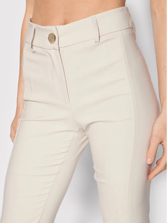 Rinascimento Γυναίκες Υφασμάτινα Παντελόνια Παντελόνι υφασμάτινο CFC0018397002 Μπεζ Slim Fit 6 Rinascimento Γυναίκες Υφασμάτινα Παντελόνια Παντελόνι υφασμάτινο CFC0018397002 Μπεζ Slim Fit - Image 4