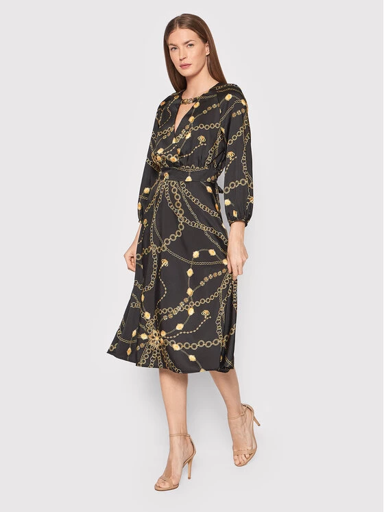 Rinascimento Γυναίκες Καθημερινά Φορέματα Φόρεμα καθημερινό CFC0018402002 Μαύρο Regular Fit 4 Rinascimento Γυναίκες Καθημερινά Φορέματα Φόρεμα καθημερινό CFC0018402002 Μαύρο Regular Fit - Image 2