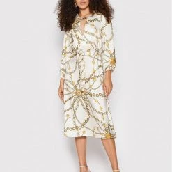 Rinascimento Γυναίκες Καθημερινά Φορέματα Φόρεμα κοκτέιλ CFC0018402002 Μπεζ Regular Fit