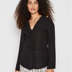 Rinascimento Γυναίκες Μπλουζάκια Μπλουζάκι CFC0018443002 Μαύρο Regular Fit