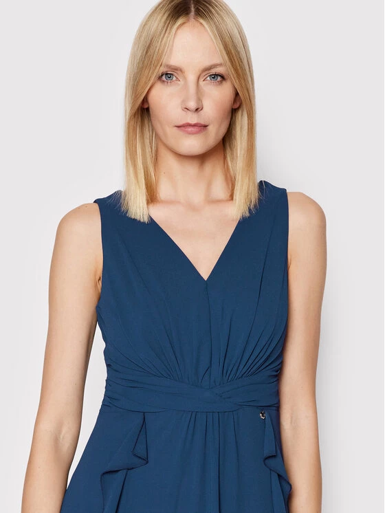 Rinascimento Γυναίκες Βραδινά Φορέματα Φόρεμα βραδινό CFC0107440003 Σκούρο μπλε Regular Fit 6 Rinascimento Γυναίκες Βραδινά Φορέματα Φόρεμα βραδινό CFC0107440003 Σκούρο μπλε Regular Fit - Image 4