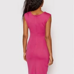 Rinascimento Γυναίκες Κοκτέιλ Φορέματα Φόρεμα καθημερινό CFC0107575003 Ροζ Slim Fit -Rinascimento Εκπτώσεις unnamed file 3801