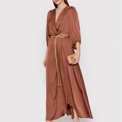 Rinascimento Γυναίκες Βραδινά Φορέματα Φόρεμα βραδινό CFC0107801003 Καφέ Regular Fit -Rinascimento Εκπτώσεις unnamed file 3835