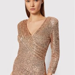 Rinascimento Γυναίκες Κοκτέιλ Φορέματα Φόρεμα κοκτέιλ CFC0018249002 Μπεζ Slim Fit -Rinascimento Εκπτώσεις unnamed file 3931