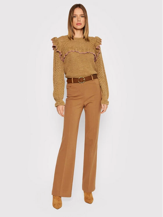 Rinascimento Γυναίκες Πουλόβερ CFM0010401003 Καφέ Regular Fit 4 Rinascimento Γυναίκες Πουλόβερ CFM0010401003 Καφέ Regular Fit - Image 2