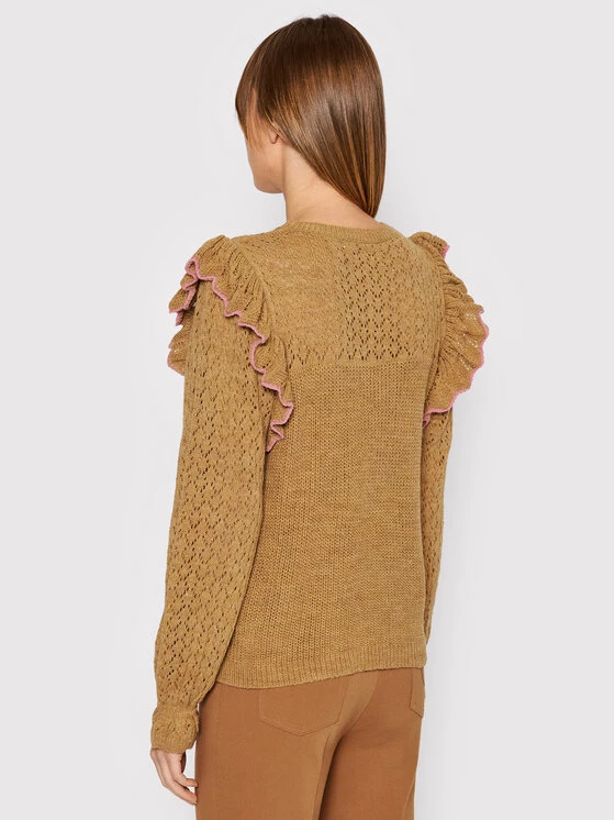 Rinascimento Γυναίκες Πουλόβερ CFM0010401003 Καφέ Regular Fit 5 Rinascimento Γυναίκες Πουλόβερ CFM0010401003 Καφέ Regular Fit - Image 3