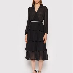 Rinascimento Εκπτώσεις 15 Rinascimento Γυναίκες Κοκτέιλ Φορέματα Φόρεμα κοκτέιλ CFC0104851003 Μαύρο Slim Fit