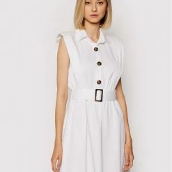 Rinascimento Εκπτώσεις 9 Rinascimento Γυναίκες Καθημερινά Φορέματα Φόρεμα καθημερινό CFC0103746003 Λευκό Regular Fit