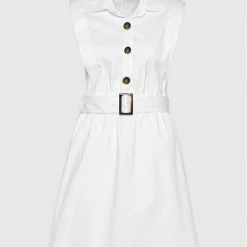 Rinascimento Γυναίκες Καθημερινά Φορέματα Φόρεμα καθημερινό CFC0103746003 Λευκό Regular Fit -Rinascimento Εκπτώσεις unnamed file 3981