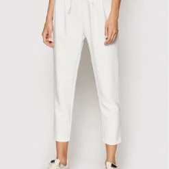 Rinascimento Εκπτώσεις 5 Rinascimento Γυναίκες Υφασμάτινα Παντελόνια Παντελόνι υφασμάτινο CFC0102332003 Λευκό Regular Fit