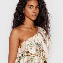 Rinascimento Γυναίκες Καλοκαιρινά Φορέματα Φόρεμα καλοκαιρινό CFC0109282003 Μπεζ Regular Fit -Rinascimento Εκπτώσεις unnamed file 412