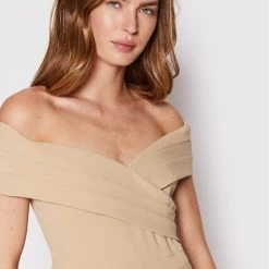 Rinascimento Γυναίκες Βραδινά Φορέματα Φόρεμα βραδινό CFC0108697003 Μπεζ Regular Fit -Rinascimento Εκπτώσεις unnamed file 422