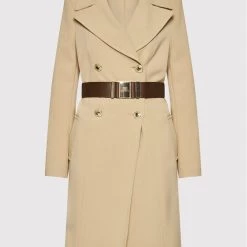 Rinascimento Γυναίκες Μεταβατικά Παλτά Παλτό μεταβατικό CFC0107900003 Μπεζ Regular Fit -Rinascimento Εκπτώσεις unnamed file 445