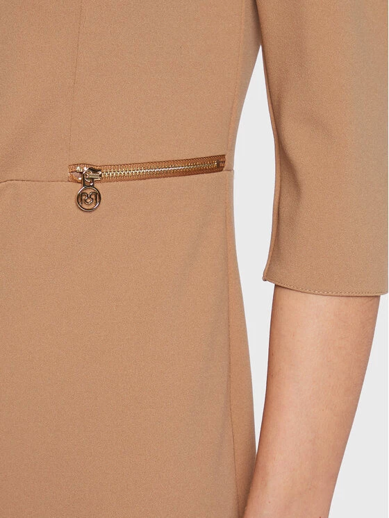 Rinascimento Γυναίκες Κοκτέιλ Φορέματα Φόρεμα κοκτέιλ CFC0111065003 Μπεζ Regular Fit 7 Rinascimento Γυναίκες Κοκτέιλ Φορέματα Φόρεμα κοκτέιλ CFC0111065003 Μπεζ Regular Fit - Image 5