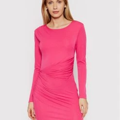 Rinascimento Γυναίκες Κοκτέιλ Φορέματα Φόρεμα κοκτέιλ CFC0018416002 Ροζ Slim Fit