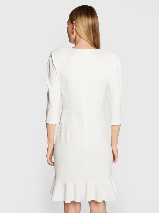 Rinascimento Γυναίκες Κοκτέιλ Φορέματα Φόρεμα κοκτέιλ CFC0111065003 Λευκό Regular Fit 5 Rinascimento Γυναίκες Κοκτέιλ Φορέματα Φόρεμα κοκτέιλ CFC0111065003 Λευκό Regular Fit - Image 3