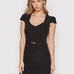 Rinascimento Γυναίκες Κοκτέιλ Φορέματα Φόρεμα κοκτέιλ CFC0107444003 Μαύρο Slim Fit