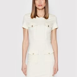 Rinascimento Γυναίκες Καθημερινά Φορέματα Φόρεμα καθημερινό CFC0107550003 Μπεζ Slim Fit