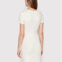 Rinascimento Γυναίκες Καθημερινά Φορέματα Φόρεμα καθημερινό CFC0107550003 Μπεζ Slim Fit -Rinascimento Εκπτώσεις unnamed file 593