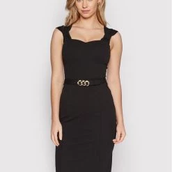 Rinascimento Γυναίκες Κοκτέιλ Φορέματα Φόρεμα κοκτέιλ CFC0107618003 Μαύρο Slim Fit