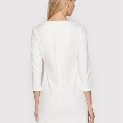 Rinascimento Γυναίκες Καθημερινά Φορέματα Φόρεμα καθημερινό CFC0107652003 Λευκό Regular Fit -Rinascimento Εκπτώσεις unnamed file 633