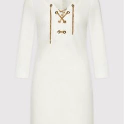 Rinascimento Γυναίκες Καθημερινά Φορέματα Φόρεμα καθημερινό CFC0107652003 Λευκό Regular Fit -Rinascimento Εκπτώσεις unnamed file 635