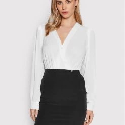 Rinascimento Γυναίκες Καθημερινά Φορέματα Φόρεμα καθημερινό CFC0107699003 Λευκό Regular Fit