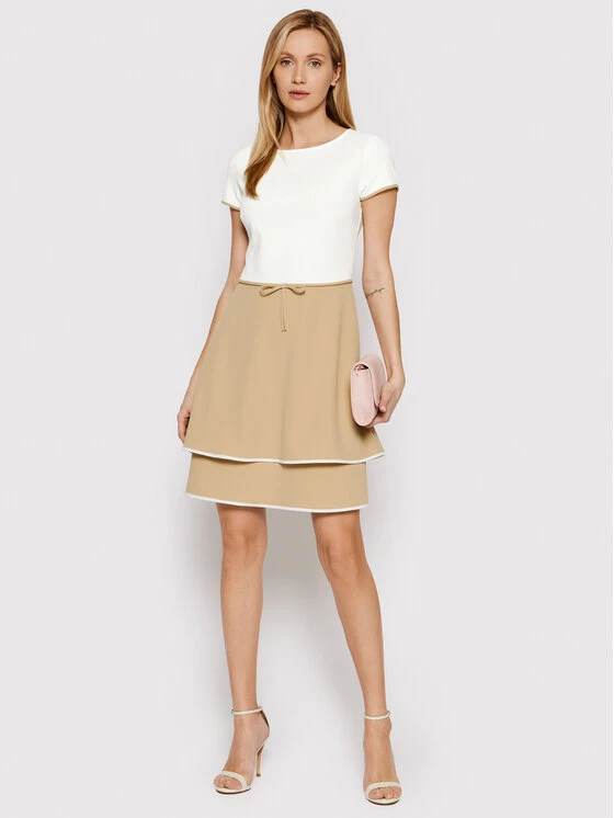 Rinascimento Γυναίκες Καθημερινά Φορέματα Φόρεμα καθημερινό CFC0107881003 Μπεζ Regular Fit 4 Rinascimento Γυναίκες Καθημερινά Φορέματα Φόρεμα καθημερινό CFC0107881003 Μπεζ Regular Fit - Image 2