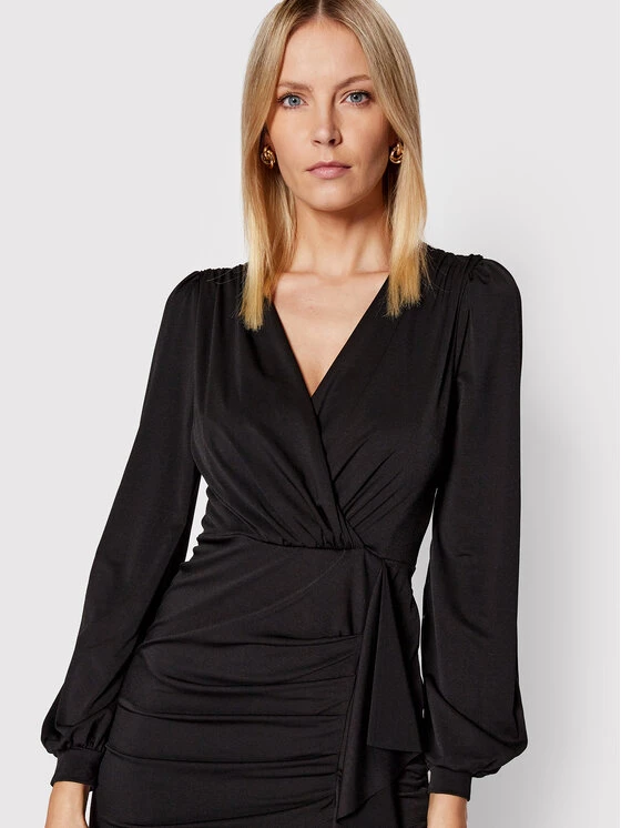 Rinascimento Γυναίκες Κοκτέιλ Φορέματα Φόρεμα κοκτέιλ CFC0107346003 Μαύρο Slim Fit 6 Rinascimento Γυναίκες Κοκτέιλ Φορέματα Φόρεμα κοκτέιλ CFC0107346003 Μαύρο Slim Fit - Image 4