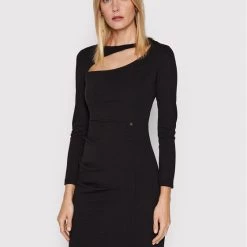 Rinascimento Γυναίκες Κοκτέιλ Φορέματα Φόρεμα κοκτέιλ CFC0107667003 Μαύρο Slim Fit