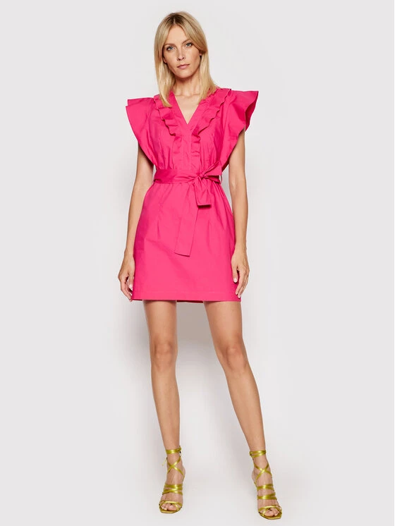 Rinascimento Γυναίκες Καθημερινά Φορέματα Φόρεμα καθημερινό CFC0103605003 Ροζ Regular Fit 4 Rinascimento Γυναίκες Καθημερινά Φορέματα Φόρεμα καθημερινό CFC0103605003 Ροζ Regular Fit - Image 2