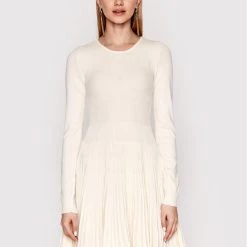 Rinascimento Γυναίκες Πλεκτά Φορέματα Φόρεμα υφασμάτινο CFM0010525003 Μπεζ Regular Fit