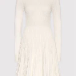 Rinascimento Γυναίκες Πλεκτά Φορέματα Φόρεμα υφασμάτινο CFM0010525003 Μπεζ Regular Fit -Rinascimento Εκπτώσεις unnamed file 734