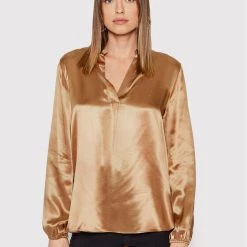 Rinascimento Γυναίκες Μπλουζάκια Μπλουζάκι CFC0106665003 Χρυσό Regular Fit