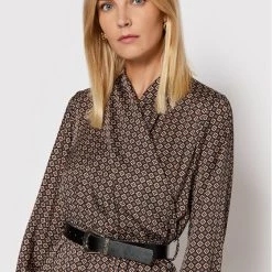 Rinascimento Γυναίκες Καθημερινά Φορέματα Φόρεμα καθημερινό CFC0106024003 Καφέ Regular Fit -Rinascimento Εκπτώσεις unnamed file 778