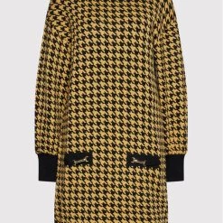 Rinascimento Γυναίκες Πλεκτά Φορέματα Φόρεμα υφασμάτινο CFM0010614003 Κίτρινο Regular Fit -Rinascimento Εκπτώσεις unnamed file 784