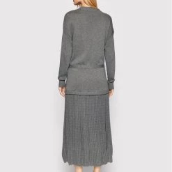 Rinascimento Γυναίκες Πλεκτά Φορέματα Φόρεμα υφασμάτινο CFM0010543003 Γκρι Relaxed Fit -Rinascimento Εκπτώσεις unnamed file 797